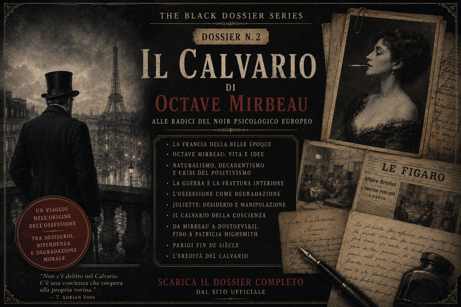 Ogni grande romanzo nasconde un mondo. Questo dossier ne è la chiave. Ora scaricalo gratuitamente e attraversa Il Calvario pagina dopo pagina.