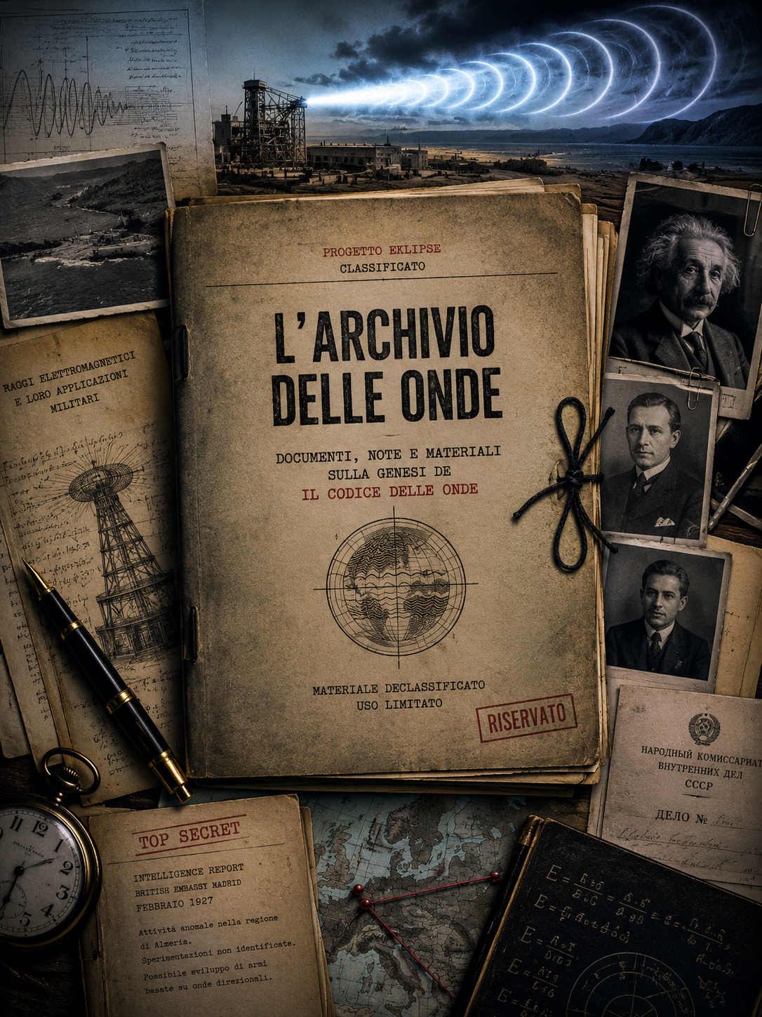 Prima del romanzo esistevano i documenti.

Rapporti dell'MI6, telegrammi cifrati, fascicoli militari, archivi sovietici e memorie provenienti dalle isole Solovki.

L'Archivio delle Onde raccoglie il materiale che ha ispirato Il Codice delle Onde: estratti del romanzo, note dell'autore, documenti classificati e contenuti esclusivi che ampliano la storia oltre le pagine del libro.

Accedi al dossier riservato.